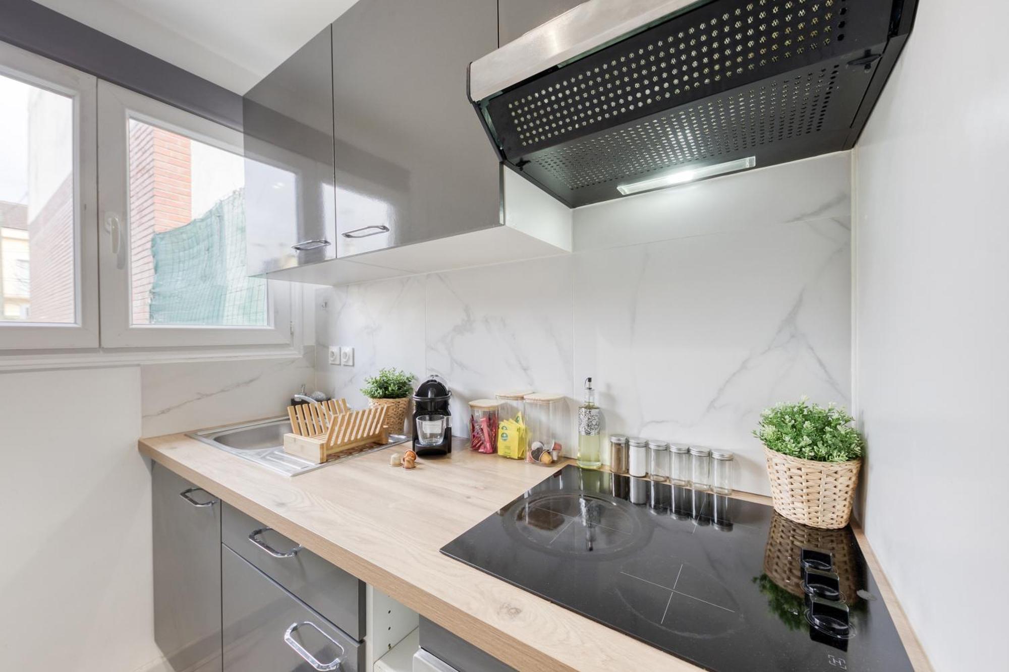 Appartement - 4 Personnes - Parking Prive - Metro 7 - Rer B Ла-Курнев Екстер'єр фото